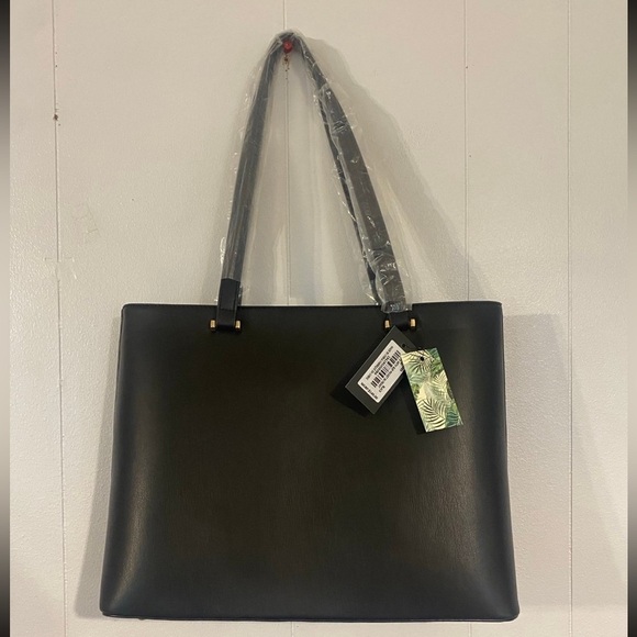 Badgley Mischka Vegan Leather Tote Bag with Side Pocket NWT - Picture 7 of 12